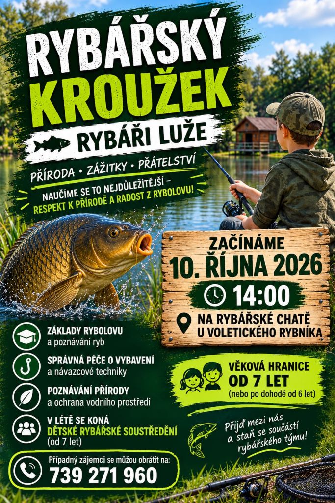 Rybářský kroužek 2026/2027